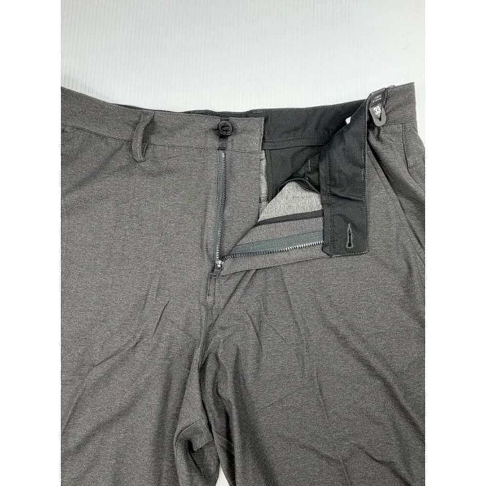 Hurley Shorts Mens 33 Phantom Static Walkshorts Black Grey Stretch Gorpcore